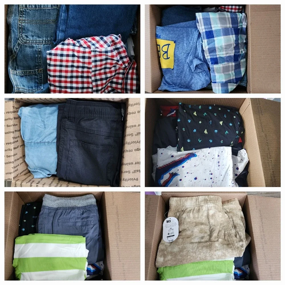 EUC Huge Lot  Of Boys Clothes 10 pieces ALLSEASON Boys Clothes Size 18-20 XL‎